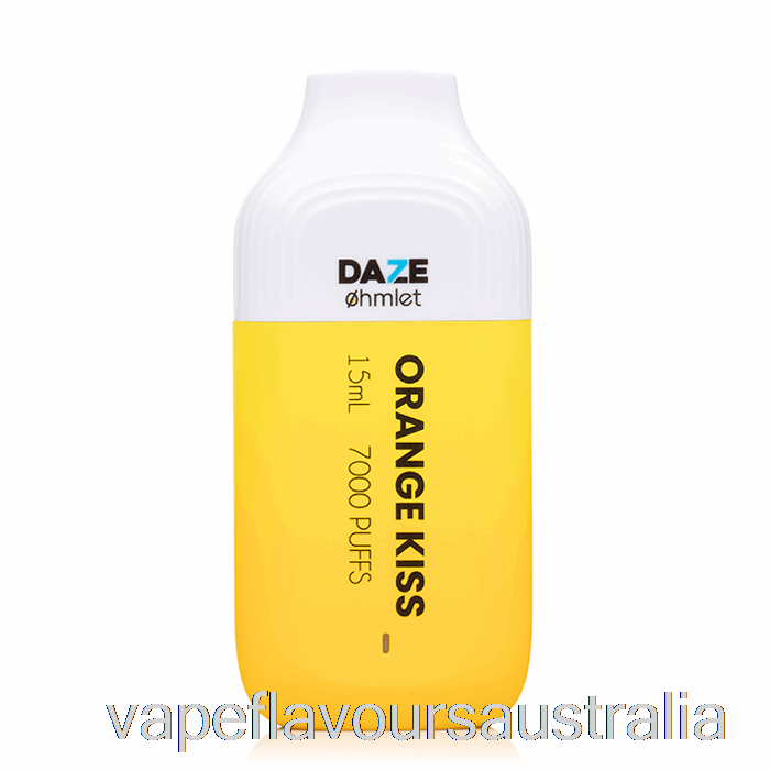 Vape Flavours Australia 7 Daze OHMLET 7000 0% Zero Nicotine Disposable Orange Kiss